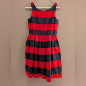 Polo Ralph Lauren Navy And Red Dress 14 NWT